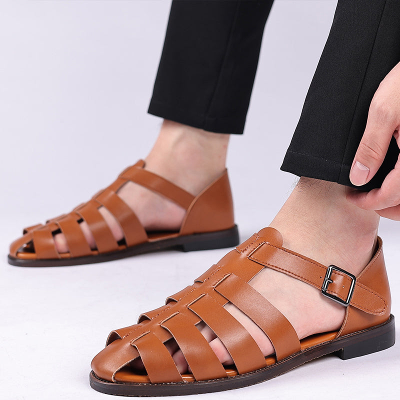 Sandales en cuir confortables pour hommes