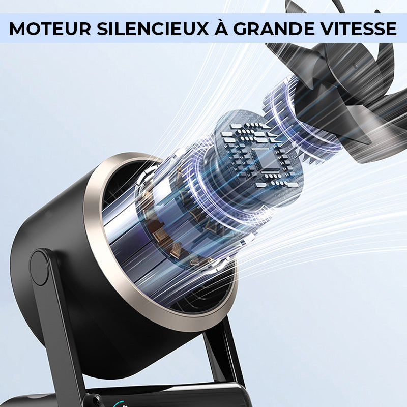 Ventilateur de bureau tactile intelligent à écran numérique