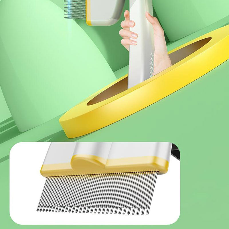 Brosse lissante autonettoyante