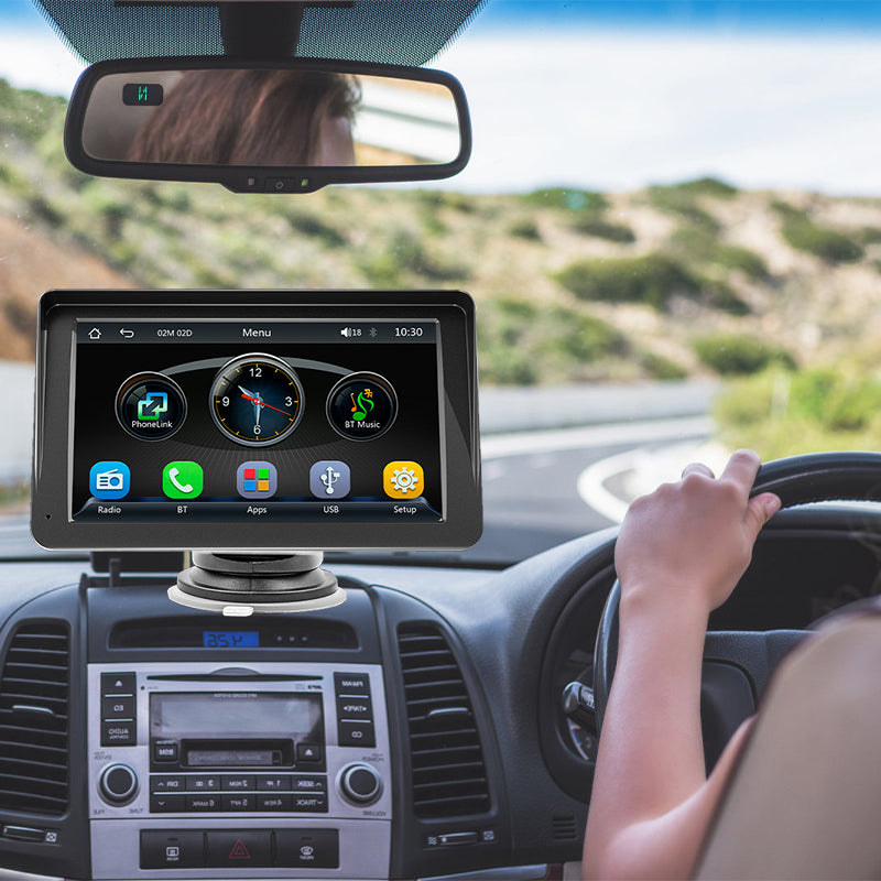 2025 Geüpgradede draadloze CarPlay-stereo met zuignap
