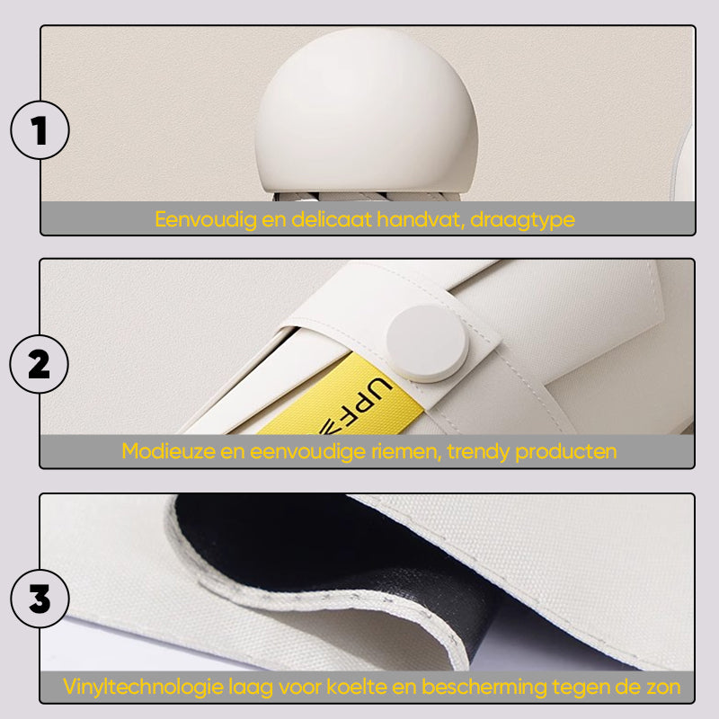 Draagbare opvouwbare paraplu