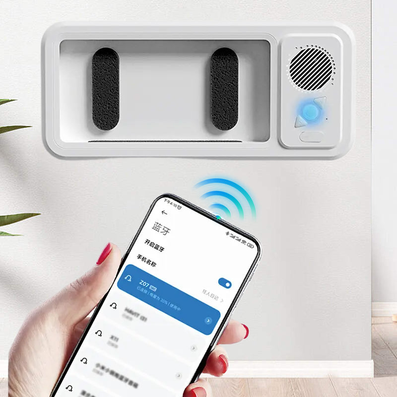 Waterdichte telefooncel voor in de badkamer met Bluetooth-luidspreker