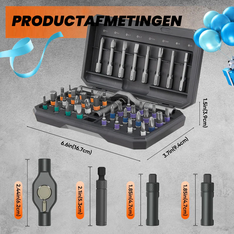 42 in 1 Magnetische Schroevendraaierset