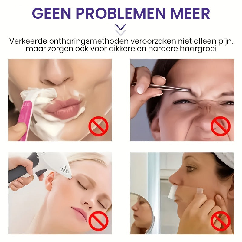 Zachte Gezichtsontharingscrème met Kokosolie