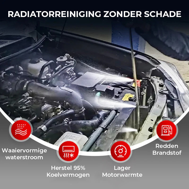 Efficiënt reinigingsgereedschap zonder verwijdering