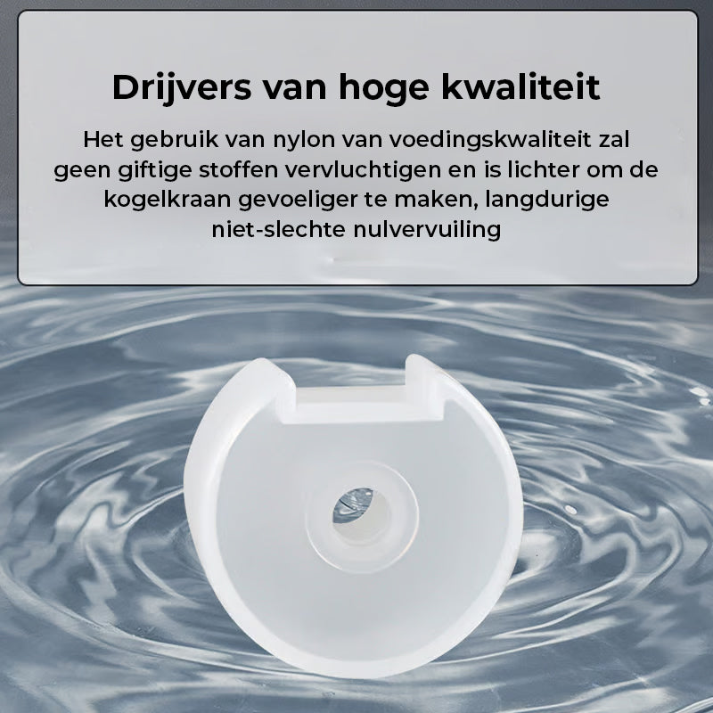 304 roestvrij staal volledig automatische mini drijvende kogelkraan