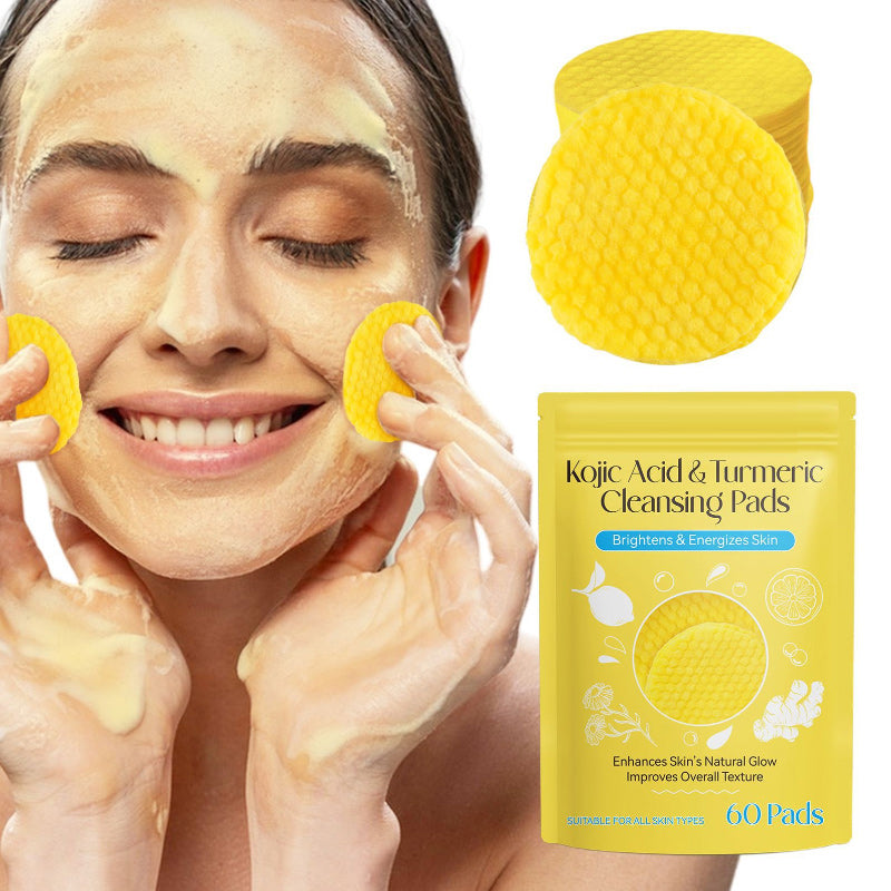 Kurkuma reinigende exfoliërende pads