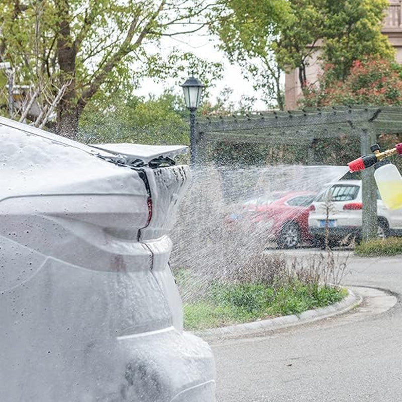 Ensemble de pulvérisateur d'eau et de mousse haute pression pour voiture