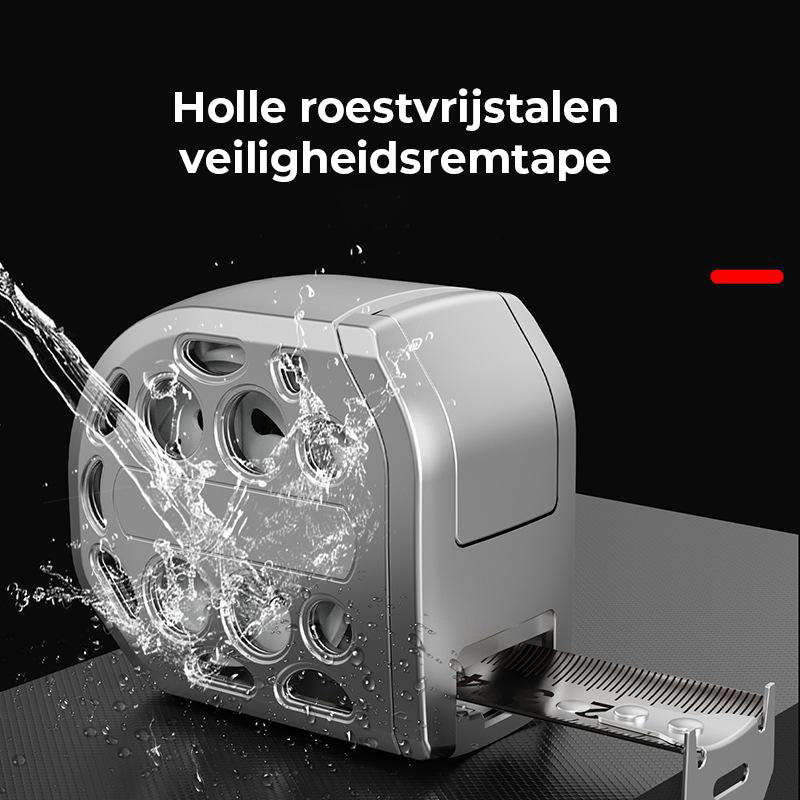 Roestvrijstalen intrekbare waterdichte meetliniaal
