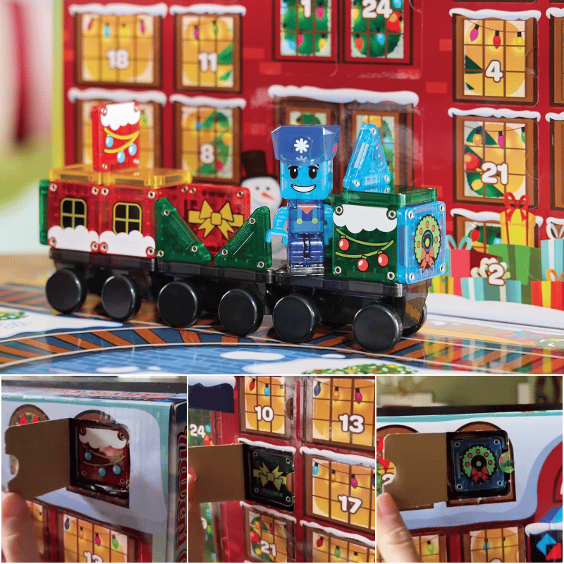 🎅 Magnetische bouwset voor kerstadventskalender