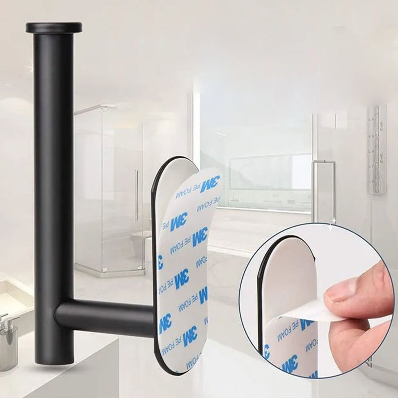 Roestvrijstalen toiletrolhouder voor wandmontage