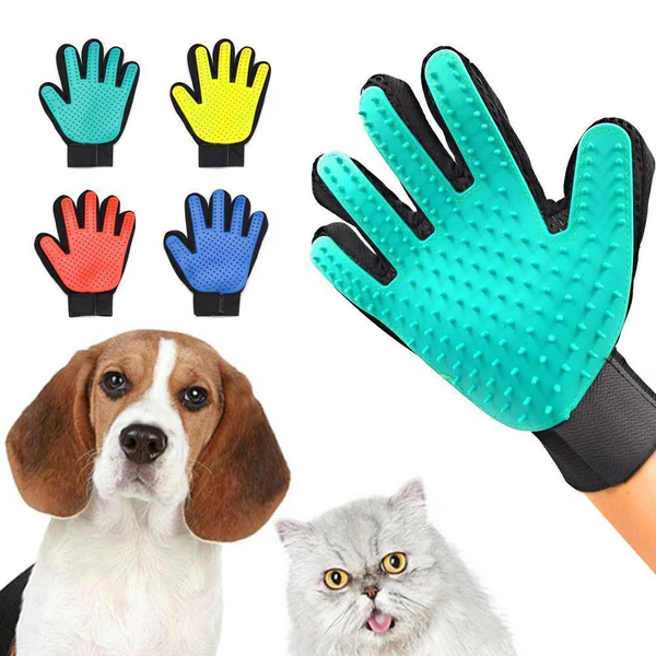 Hoogwaardige verzorgingshandschoen voor honden en katten