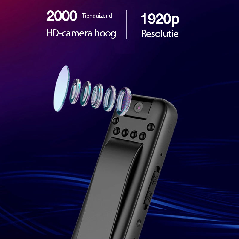 Draagbare audio- en videorecorder voor buiten
