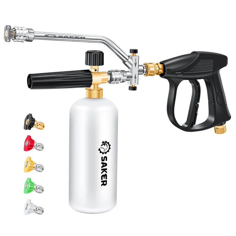 Améliorez votre expérience de lavage de voiture - Accessoire à double connecteur pour canon à mousse