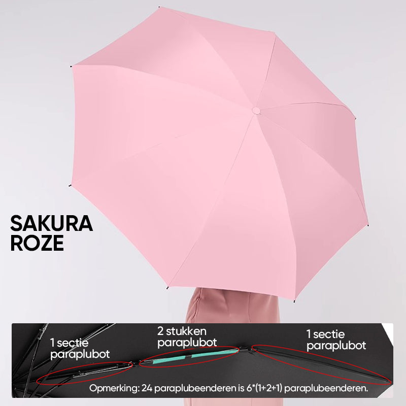 Draagbare opvouwbare paraplu