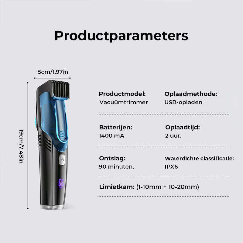 Baardtrimmer voor mannen
