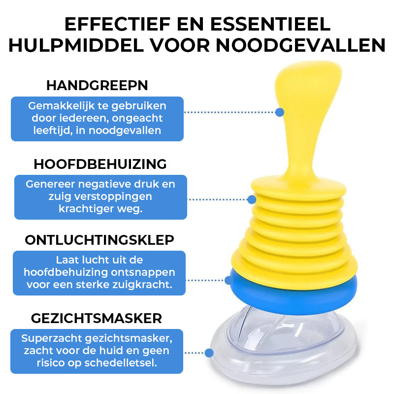Vitale capaciteitstrainer + antiverstikkingsapparaat