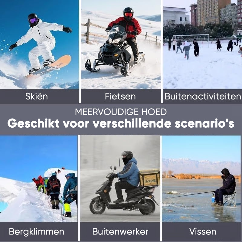 De alles-in-één nekwarmer en fietsmasker