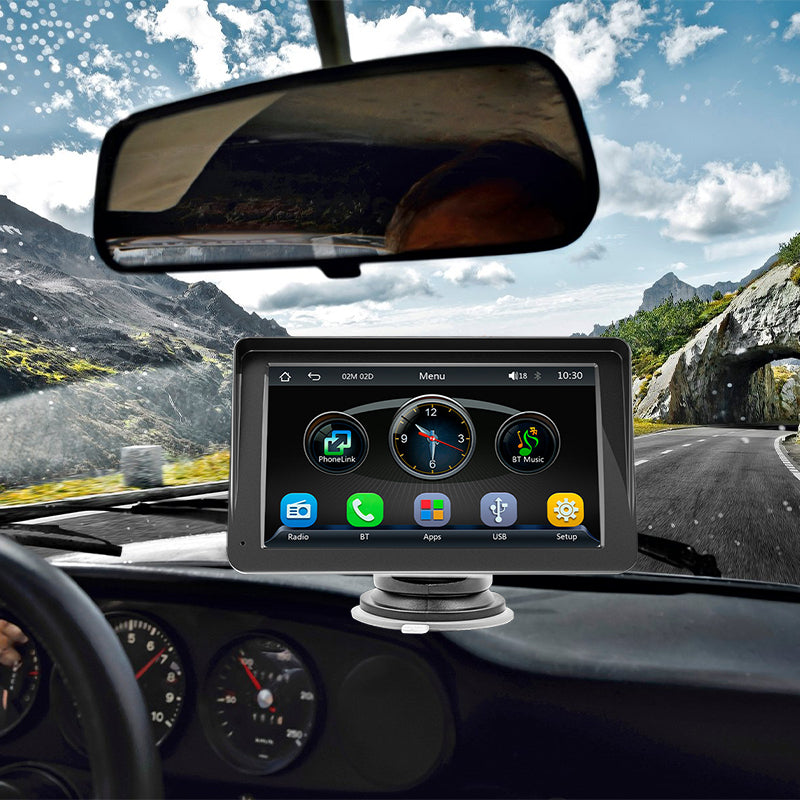 2025 Geüpgradede draadloze CarPlay-stereo met zuignap