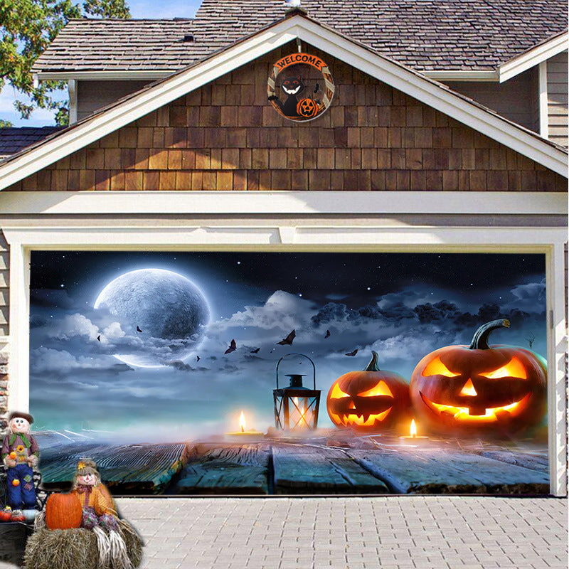 Halloween 2023 Décoration de porte de garage