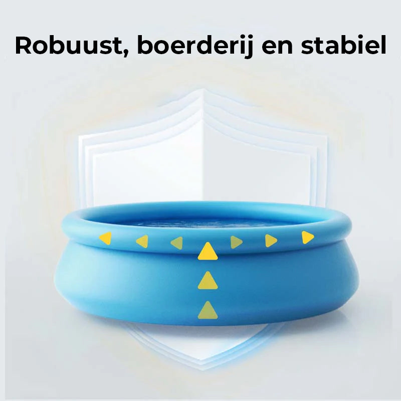 Groot opblaasbaar buitenzwembad