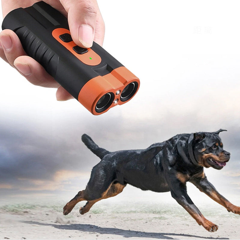 Krachtige ultrasone hondenafweer met dubbele kern