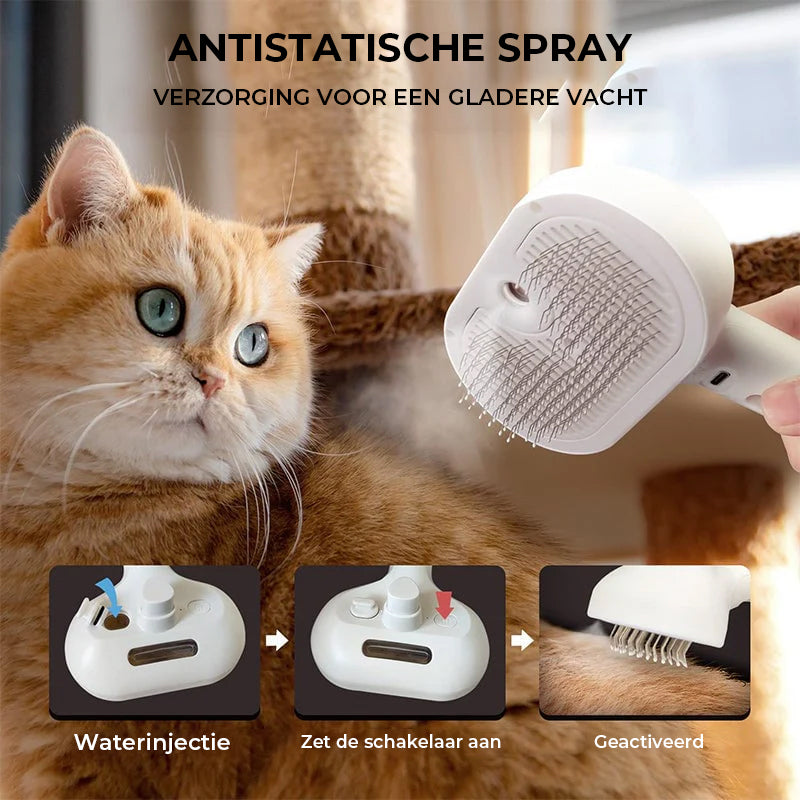 Spray kattenborstel