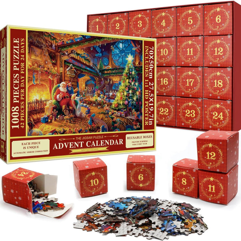 Calendrier de l'Avent pour des énigmes de Noël