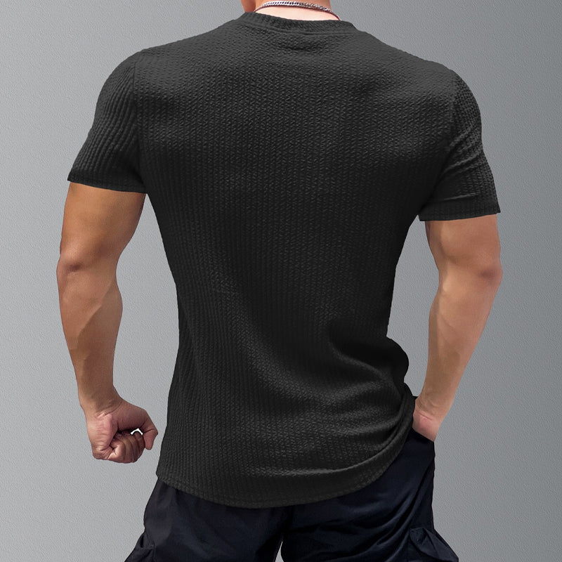 T-shirt athlétique coupe slim pour hommes