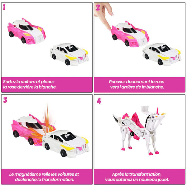 Voiture licorne déformée Jouets