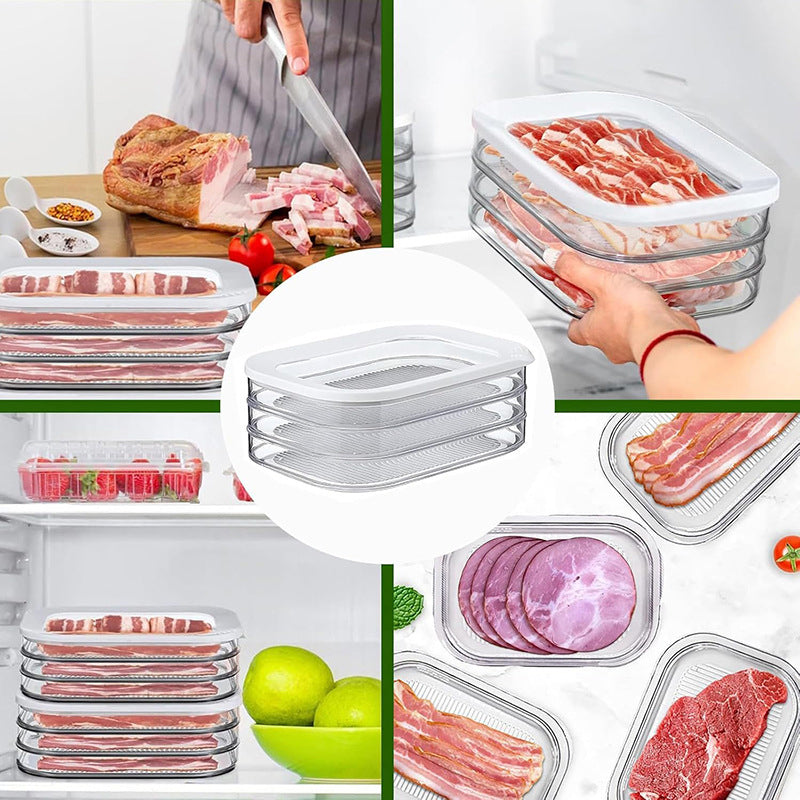 3-laags herbruikbare voedselcontainer