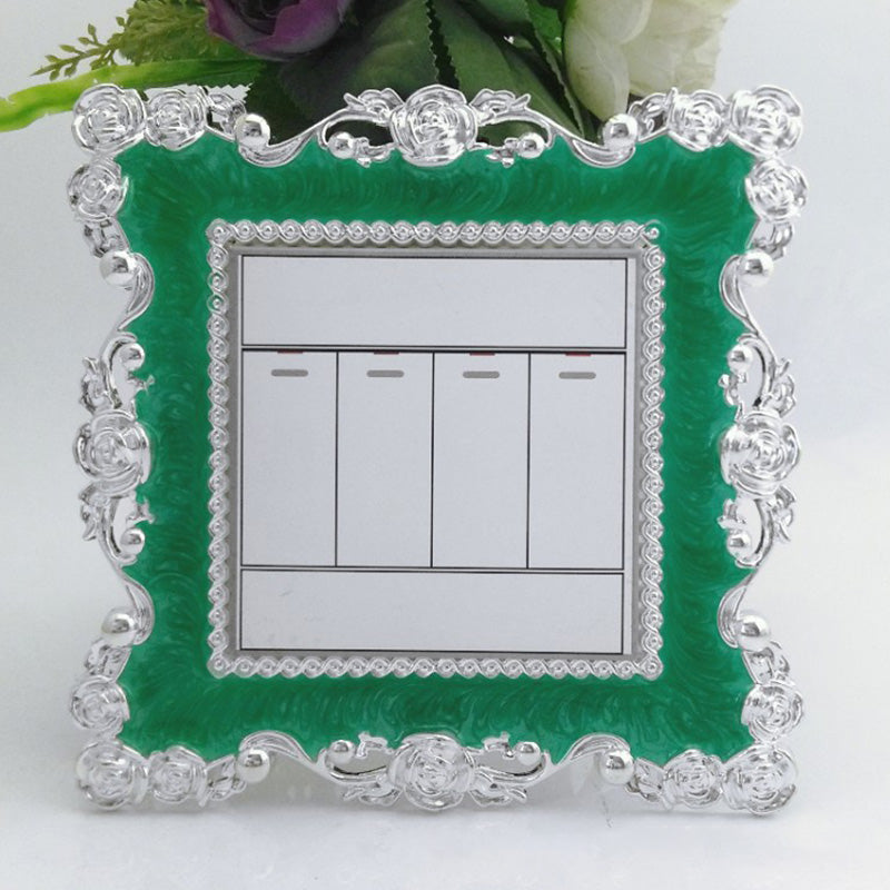 Couvercle Décoratif de Interrupteur avec Design Floral