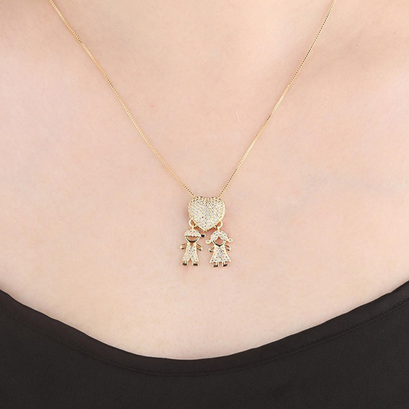 L'amour et mes enfants - Collier d'amour maternel