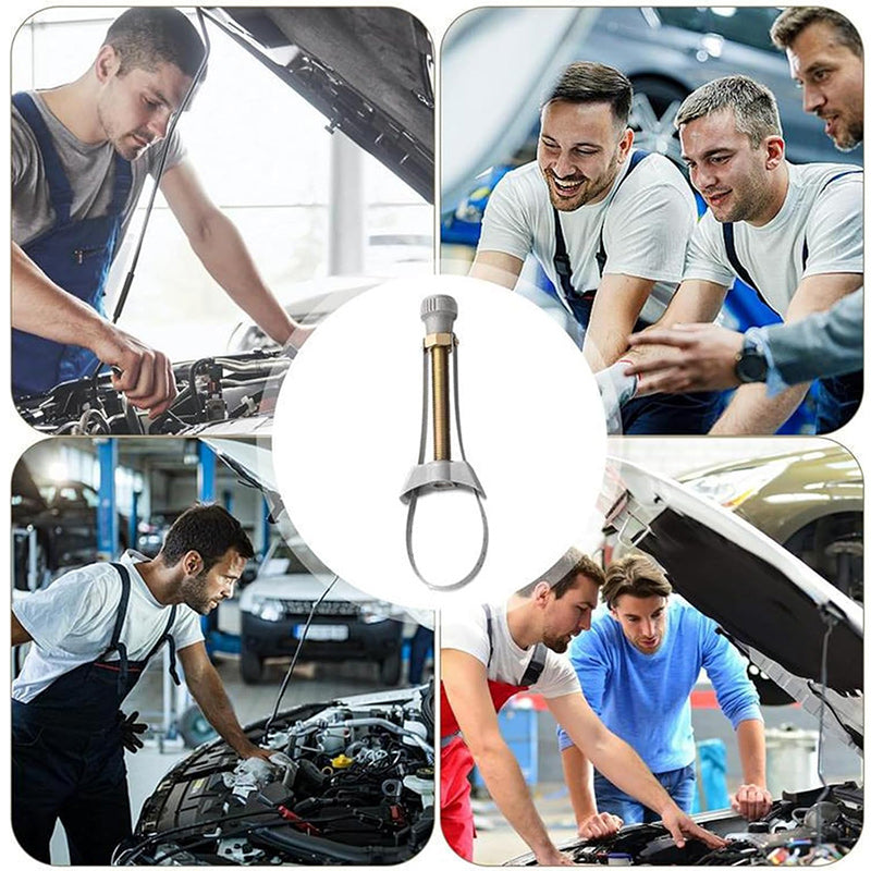 Auto Diameter Verstelbare Oliefilter Verwijderingsband Sleutel Gereedschap