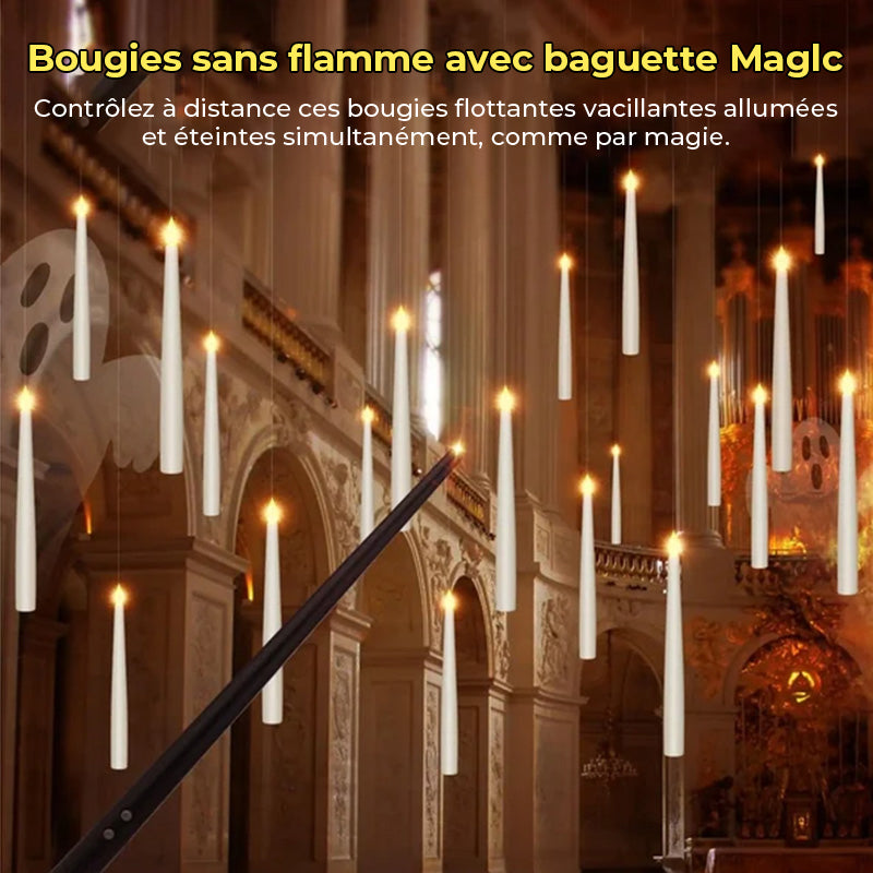 Bougie LED sans Flamme avec Télécommande Magique