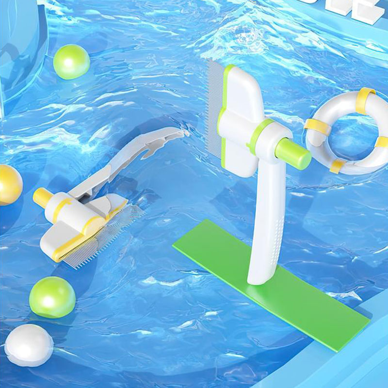 Brosse lissante autonettoyante