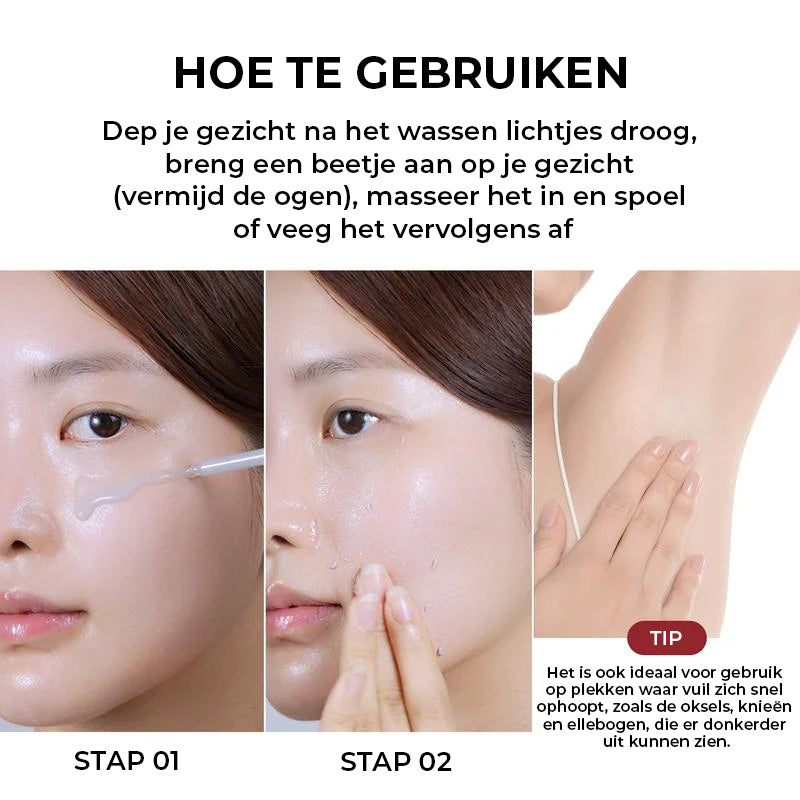 Gloeiende rijstampul set van twee - Serums voor verheldering, exfoliatie en hydratatie