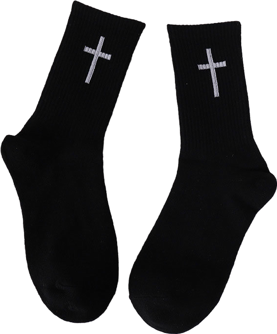 Cross Zwart-Wit Sokken