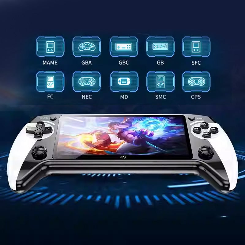 Consolle de jeux rétro portable avec écran haute définition de 5,5 pouces