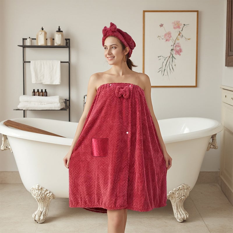 Badhanddoek in effen kleur voor grote maten