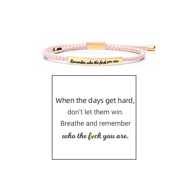 Gevlochten Verstelbare Inspire Armband