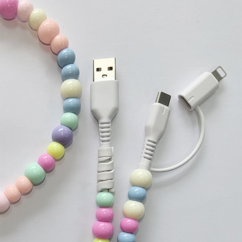 Creatieve kralen 2-in-1 datakabel