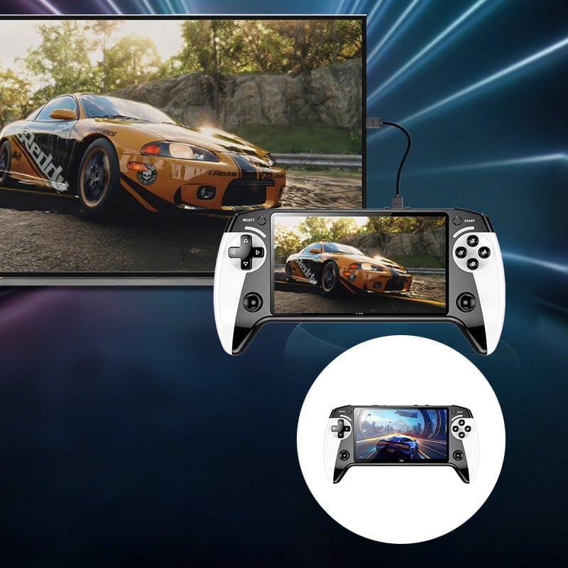 Consolle de jeux rétro portable avec écran haute définition de 5,5 pouces