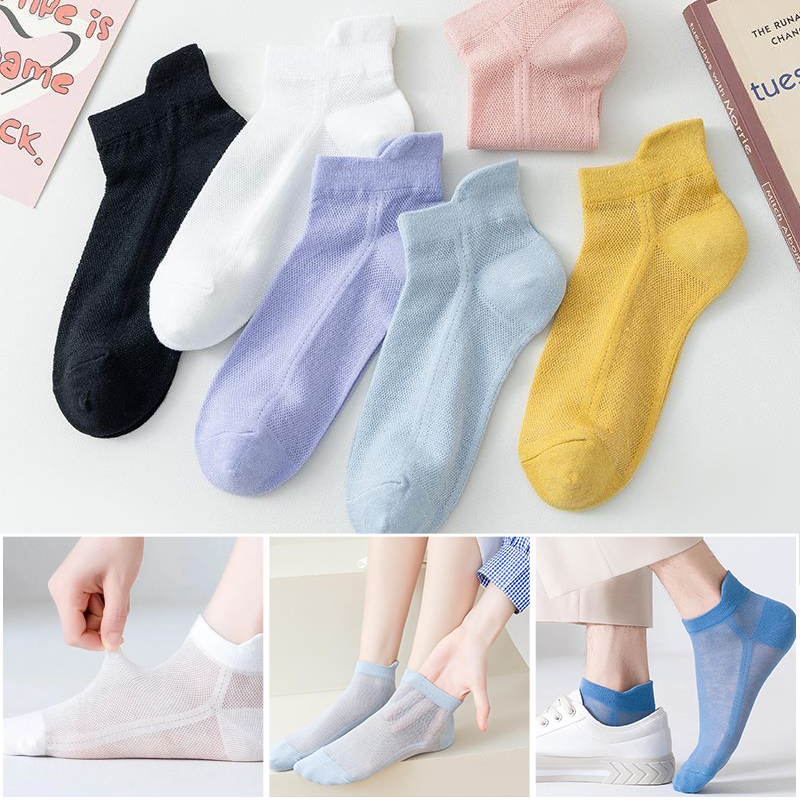 Chaussettes ultra fines antidérapantes invisibles