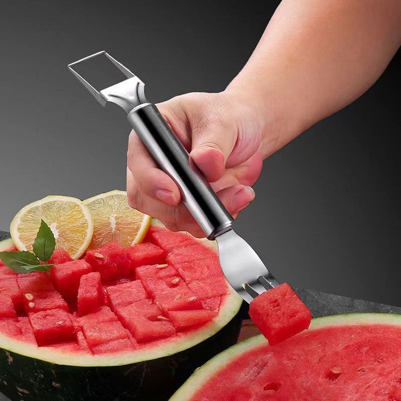 Watermeloenvork van roestvrij staal