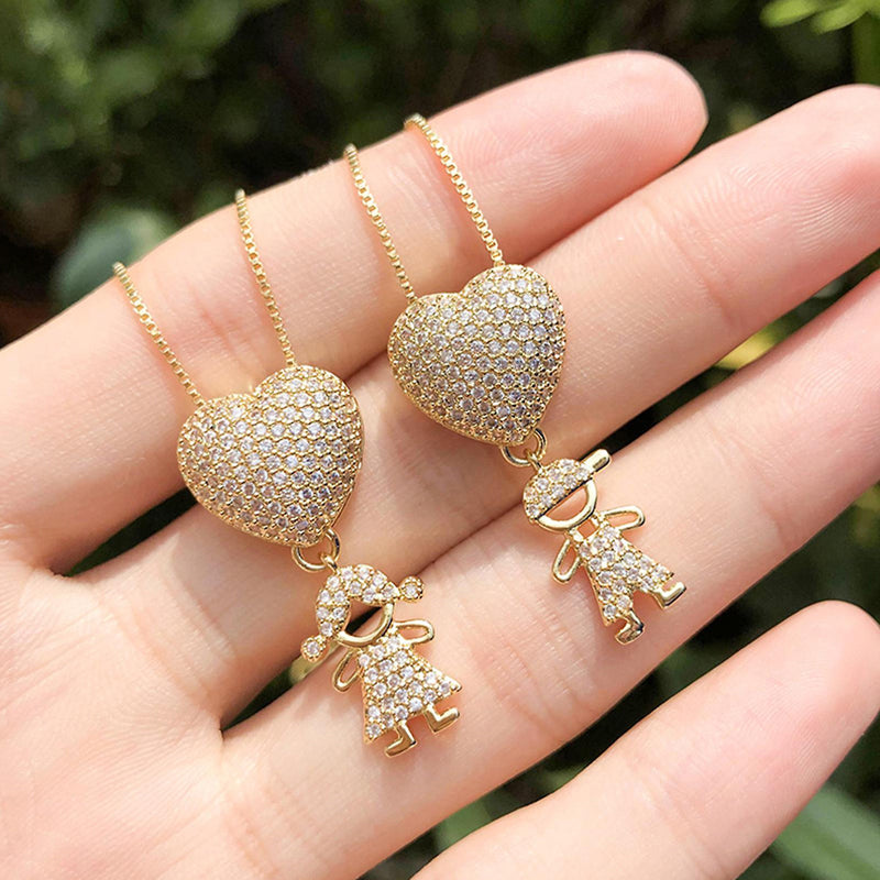 L'amour et mes enfants - Collier d'amour maternel