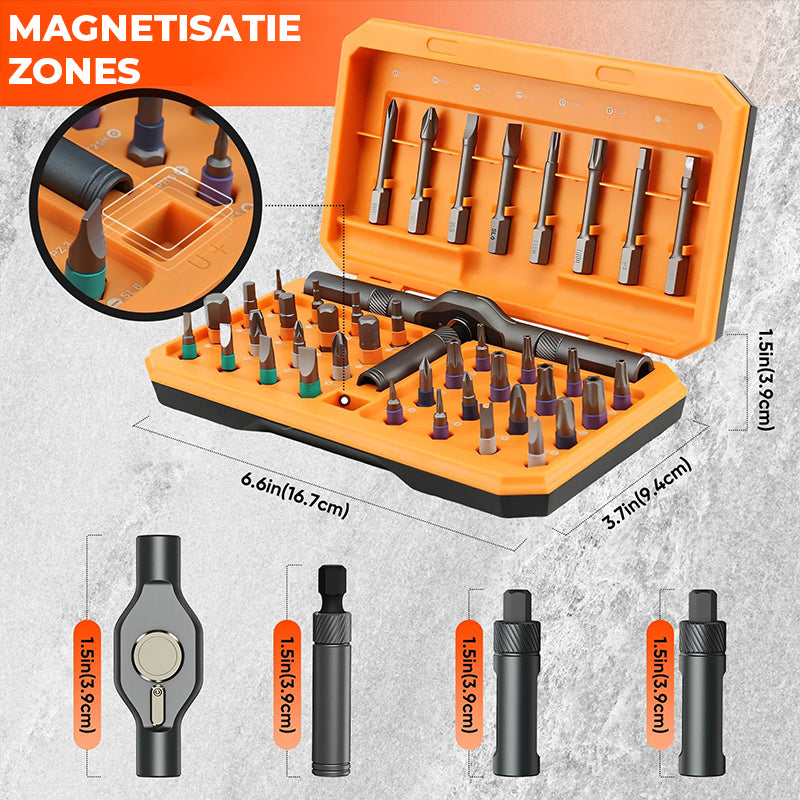 24-in-1 magnetische schroevendraaierset