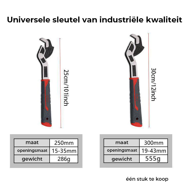 Multifunctionele zelfvergrendelende verstelbare sleutel