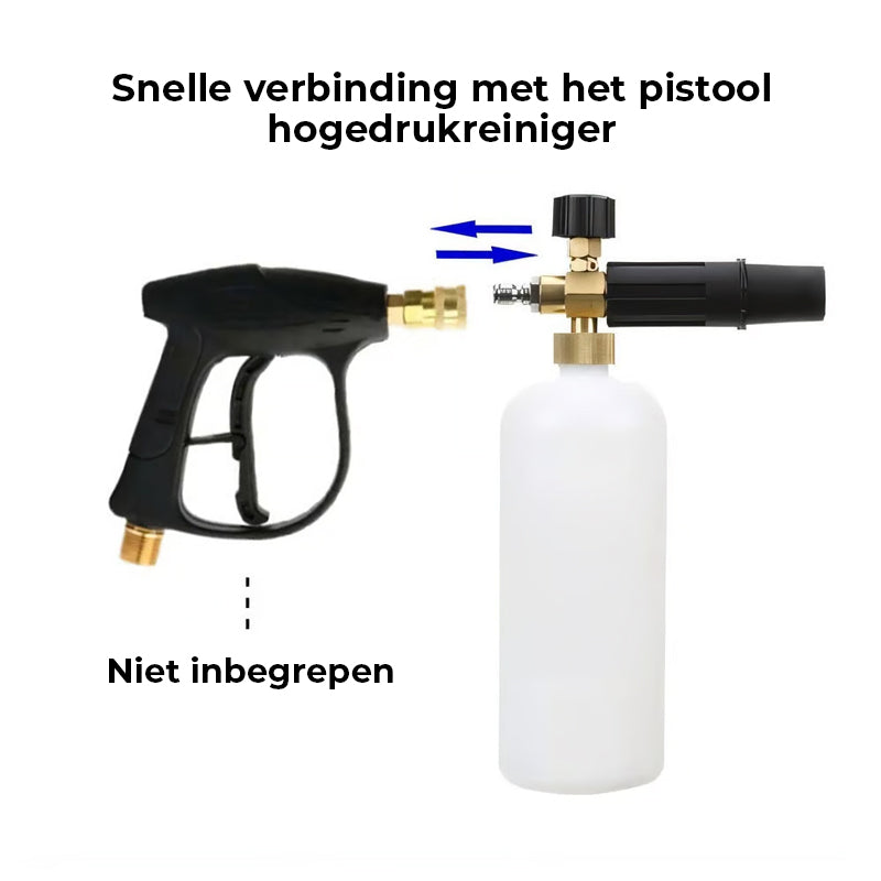 Schuimkanon Dubbele Connector Accessoire