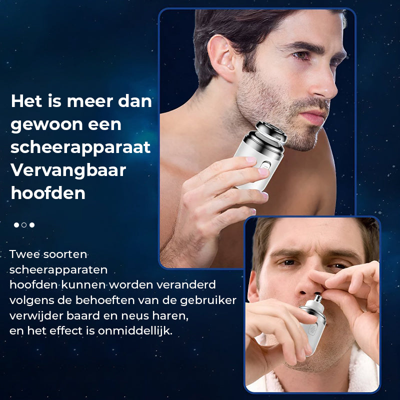 Mini draagbaar elektrisch scheerapparaat